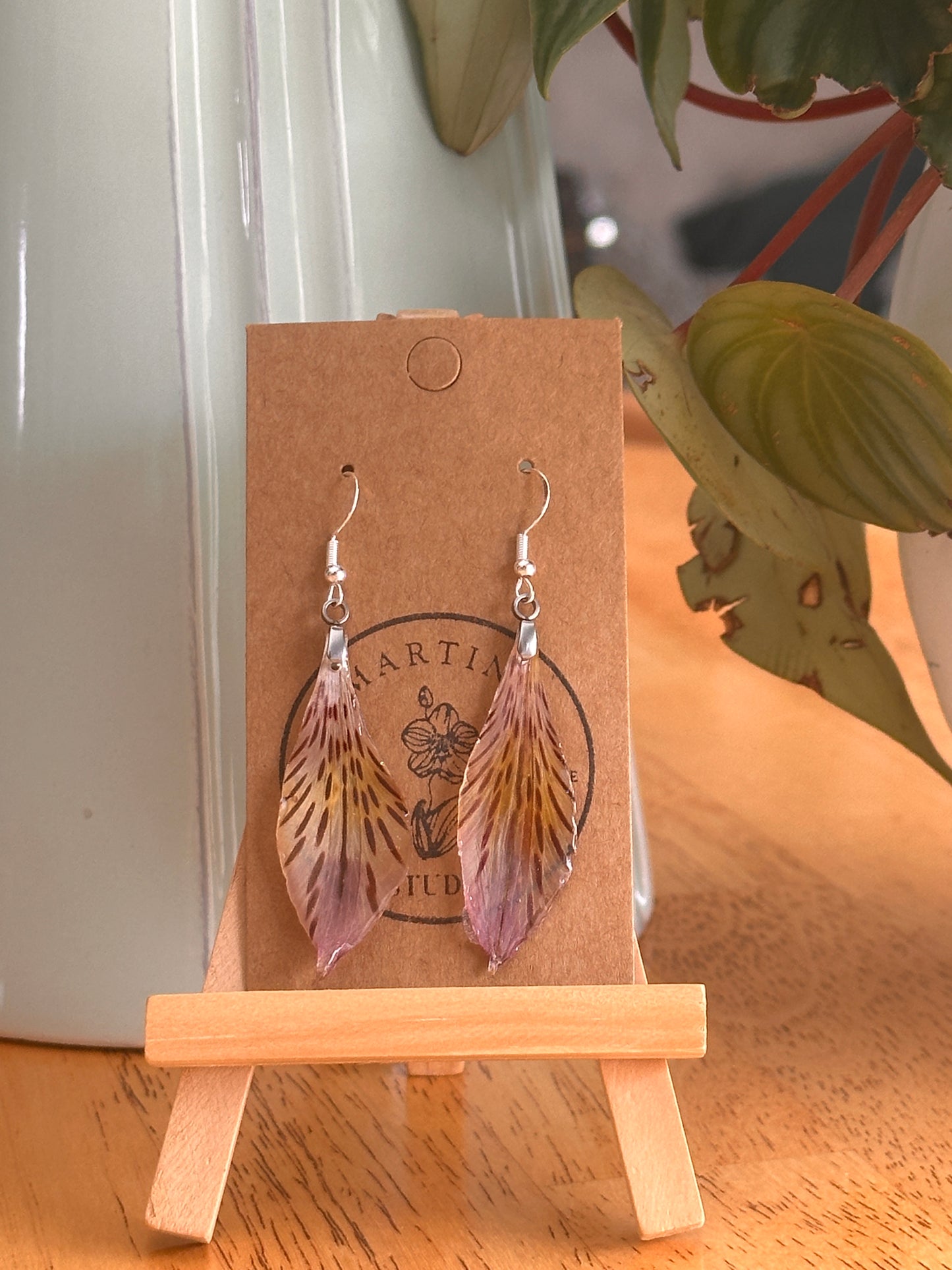 Lily of The Incas Petal Earrings