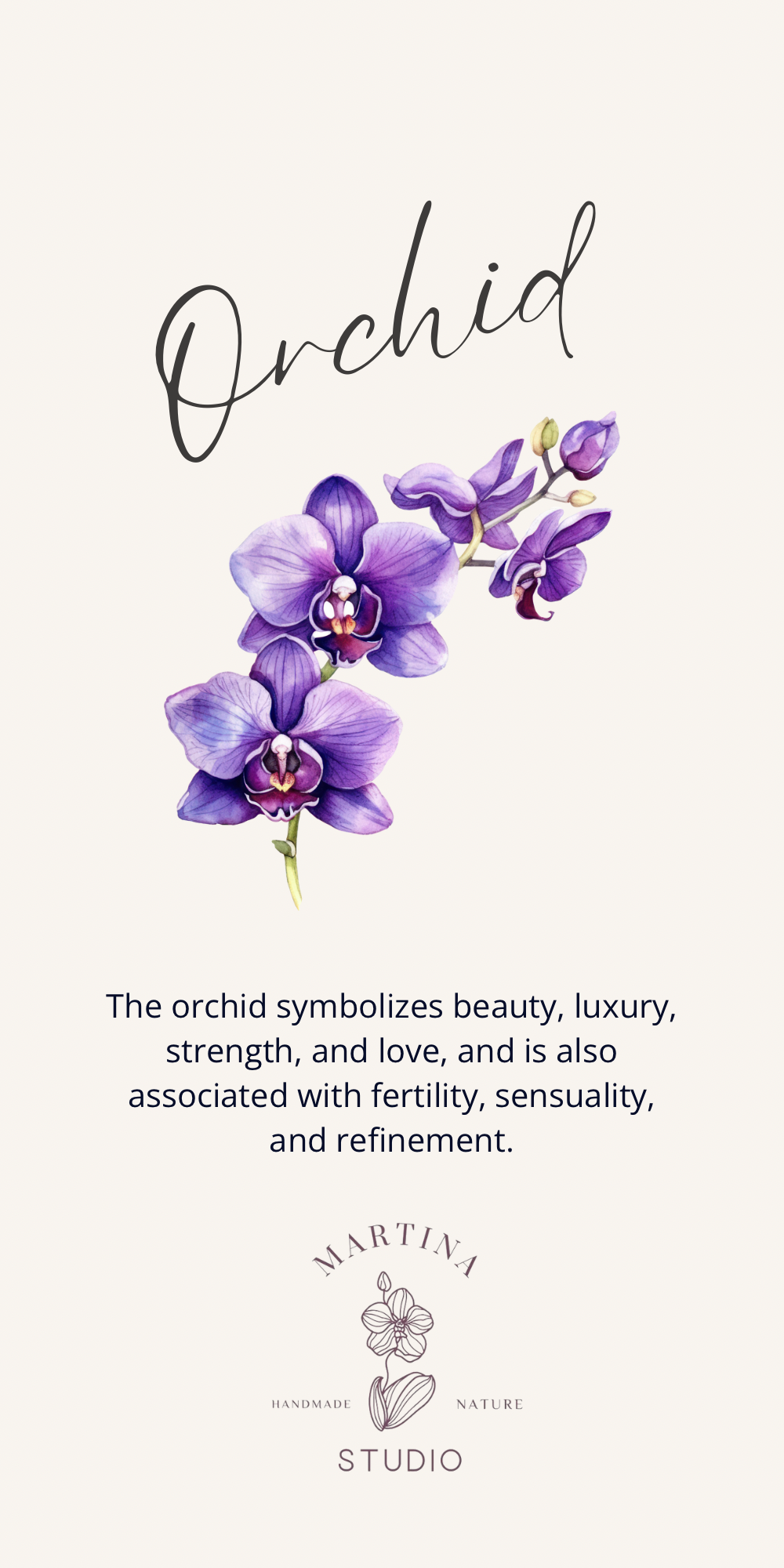 White Orchid Necklace