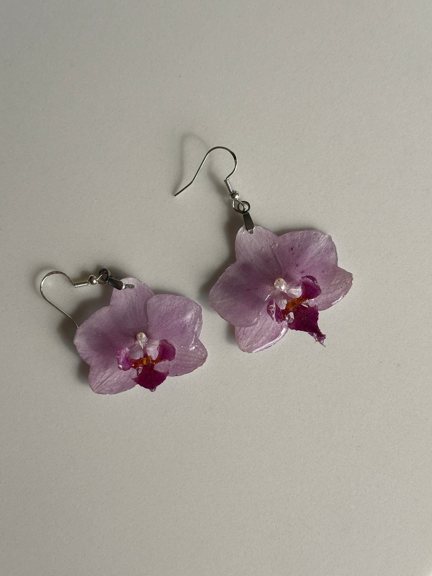 Lilac Orchid Earrings